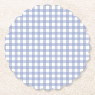 Porta-copo De Papel Faye e Lauren Light Blue2 Gingham
