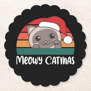 Porta-copo De Papel Feliz Catmas Engraçado Gato Porta copos de Papéis