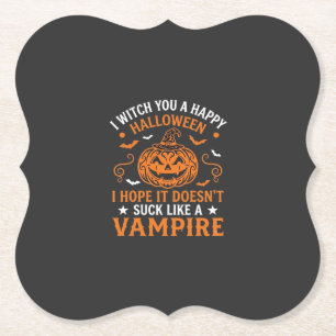 Porta-copo De Papel Feliz Dia das Bruxas Abóbora de Vampiro Chapéu de