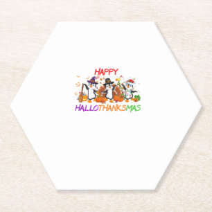 Porta-copo De Papel Feliz Dia das Bruxas de Halloween de Hallothanksma