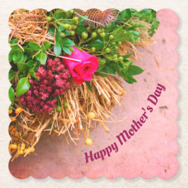 Porta-copo De Papel Feliz Dia das Mães,Personalizado