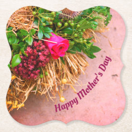 Porta-copo De Papel Feliz Dia das Mães,Personalizado