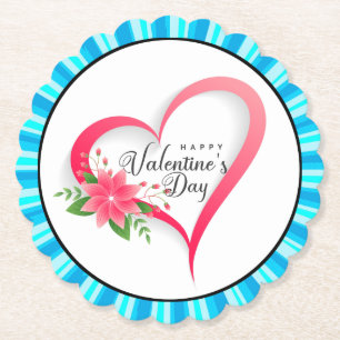 Porta-copo De Papel Feliz dia de os namorados-53816