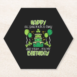 Porta-copo De Papel Feliz Dia de São Patrício Aniversário Homens Mulhe