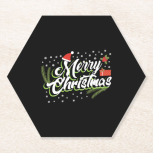 Porta-copo De Papel Feliz Natal - design de Natal