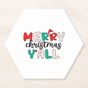 Porta-copo De Papel Feliz Natal Y