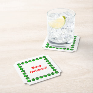 Porta-copo De Papel Feliz Porta copos de Natal