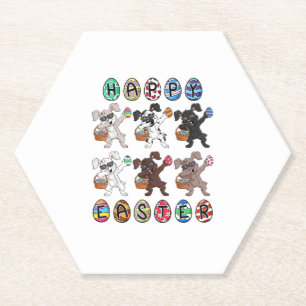 Porta-copo De Papel Felz pascoa Dia Dabbing Rabbits Ovos Rapazes