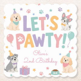 Porta-copo De Papel Festa de Aniversário Tema Cachorrinho Vamos Festej