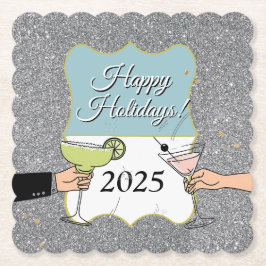 Porta-copo De Papel Festa de cocktails, conversas sofisticadas, bebida