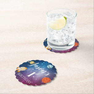 Porta-copo De Papel Festa de primeiro aniversario de Garotos da Galaxy