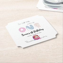 Porta-copo De Papel Festa de primeiro aniversario de Gatinha