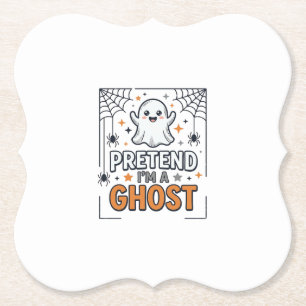 Porta-copo De Papel Fingir Que Sou um Fantasma Halloween Fofo