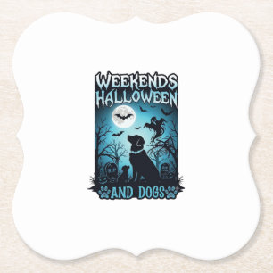 Porta-copo De Papel Fins de Semana Halloween Cães Fantasma Lua Cheia S