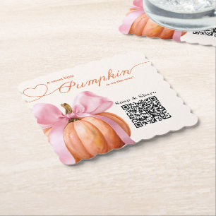 Porta-copo De Papel Fita para Chá de Bebê Little Pumpkin – Salem Român