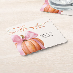 Porta-copo De Papel Fita para Chá de Bebê Little Pumpkin – Salem Român