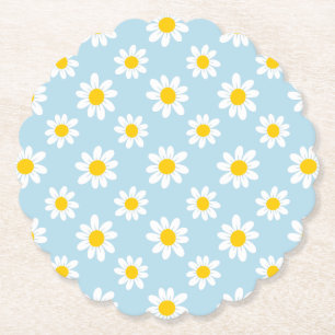 Porta-copo De Papel Flores de margarida