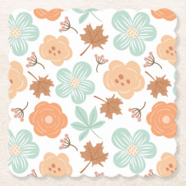 Porta-copo De Papel Flores de Outono