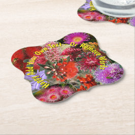 Porta-copo De Papel Flores Silvestres Nativas Australianas