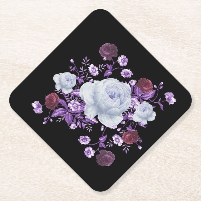 PORTA-COPO DE PAPEL FLUXAS DE LÍNGUA,ANTECEDENTES NEGROS (Frente)