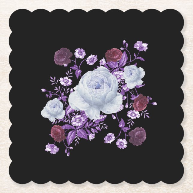 PORTA-COPO DE PAPEL FLUXAS DE LÍNGUA,ANTECEDENTES NEGROS (Frente)