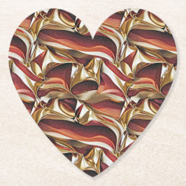 Porta-copo De Papel Fluxos líquidos coloridos padrão geométrico dos ab