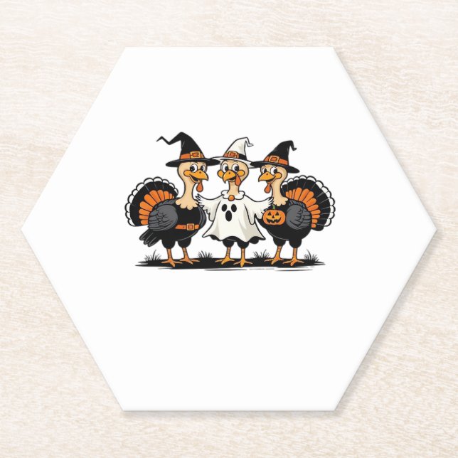 Porta-copo De Papel Folha de outono Whimsso Pumpkin Cozy Fall Flor (Frente)