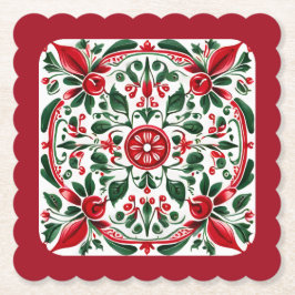 Porta-copo De Papel Folheto e porta copos de papel verde