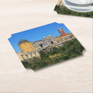 Porta-copo De Papel Foto de Fairytale Sintra Palace, em Portugal
