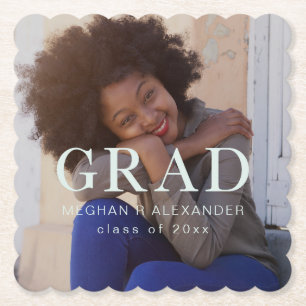 Porta-copo De Papel Foto e nome do Formando clássico