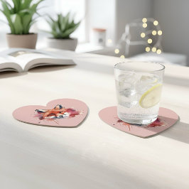 Porta-copo De Papel Fox Paper Coaster