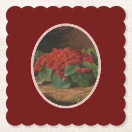 Porta-copo De Papel Framboesa e Porta copos de Rosewood