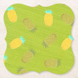 Porta-copo De Papel Frutas Tropicais de Verão Kiwi Verde