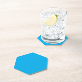 Porta-copo De Papel Fundo azul brilhante sólido com uma textura sutil