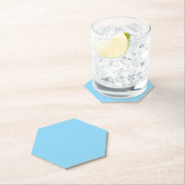 Porta-copo De Papel Fundo azul claro sólido uniformemente colorido