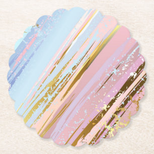 Porta-copo De Papel Fundo Rosa Texturizado