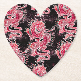 Porta-copo De Papel Galáxia do Dragão Vermelho