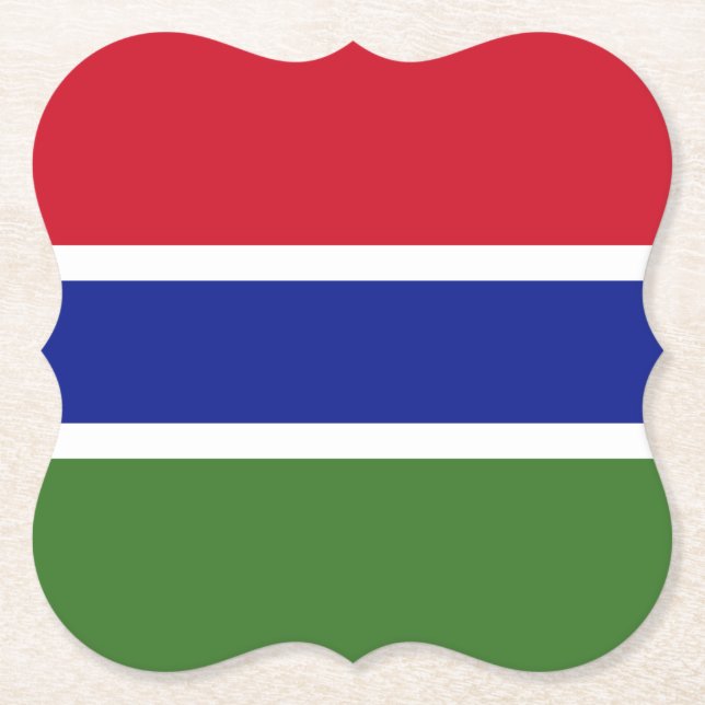 Porta-copo De Papel Gâmbia Flag (Frente)
