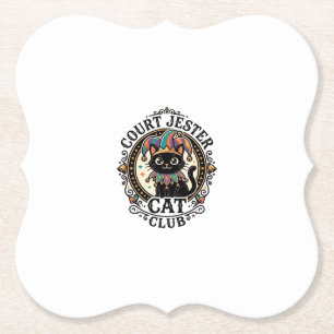 Porta-copo De Papel Gato Bobo da Corte Design de Amante de Gato Engraç