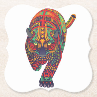 Porta-copo De Papel Gato Escuro Alebrije