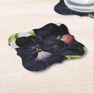 Porta-copo De Papel Georgia O'Keefe 1925 Petunias Pretas e Roxas