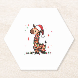 Porta-copo De Papel Girafa Árvore de Natal Giraffe Árvore de Natal Mul