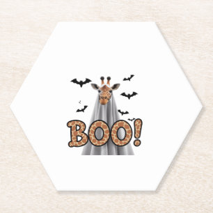 Porta-copo De Papel Girafa Bonita Boo Halloween Diversão Zoo Lover