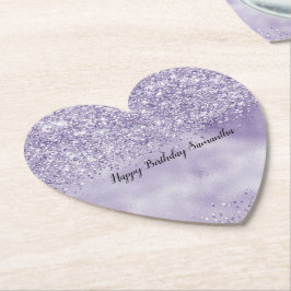 Porta-copo De Papel Glitzy Roxo