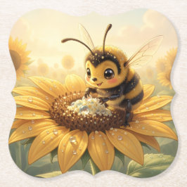 Porta-copo De Papel Golden Bumblebee in Bloom Dance.9