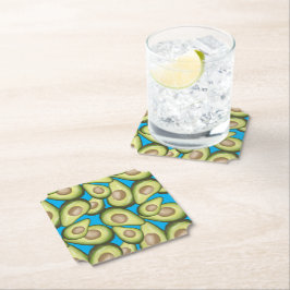 Porta-copo De Papel Gourmet Fresco Vegan Avocado Padrão