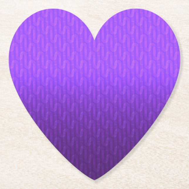 Porta-copo De Papel Gradiente lilac neon. (Frente)