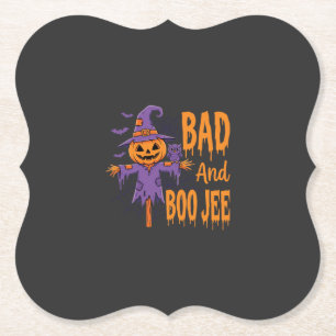 Porta-copo De Papel Gráfico Espantalho Halloween Bad And Boo Jee