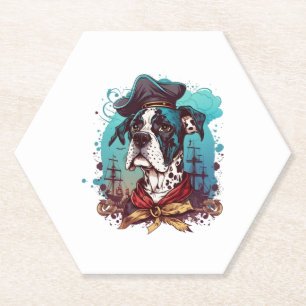 Porta-copo De Papel Grande Pirata de Cachorro Danado