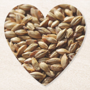 Porta-copo De Papel Grãos de fundo de cevada cultivada com cerveja